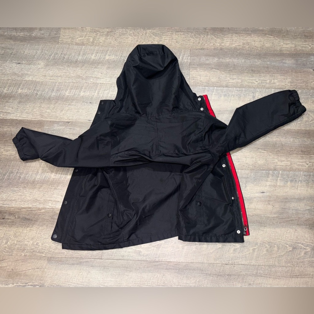 GAP KIDS👦BLACK & RED BOYS JACKET | HOOD | XL (12Y) - Picture 9 of 16